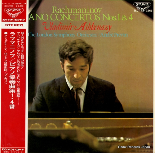 ASHKENAZY, VLADIMIR rachmaninov; piano concertos nos.1 & 4 SLC2266