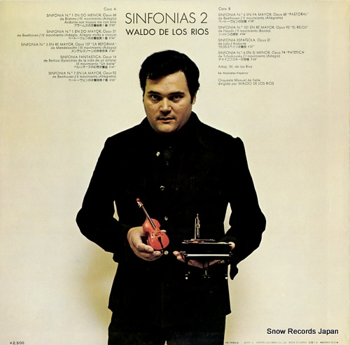 DE LOS RIOS, WALDO sinfonias 2 YX-7030-H