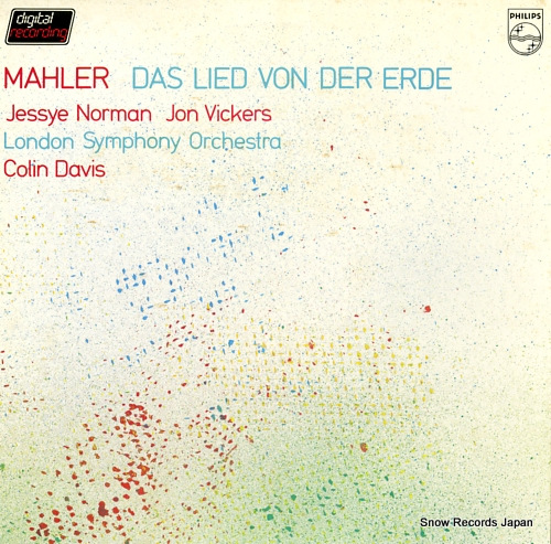 DAVIS, COLIN mahler; das lied von der erde 28PC-43
