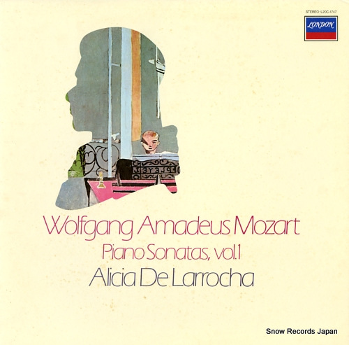 DE LARROCHA, ALICIA mozart; piano sonatas, vol.1 L20C-1747 - front cover