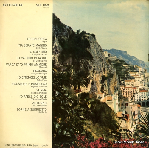 MONACO, MARIO DEL songs of italy SLC1160
