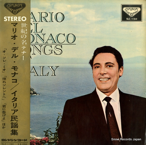 MONACO, MARIO DEL songs of italy SLC1160