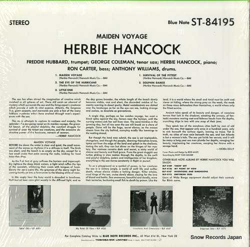 HANCOCK, HERBIE maiden voyage BNJ71057