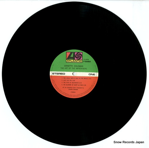COLEMAN, ORNETTE the art of the improvisers P-8006A
