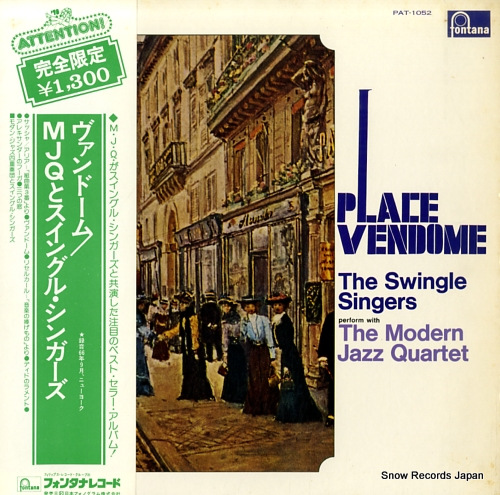 SWINGLE SINGERS, THE place vendome PAT-1052