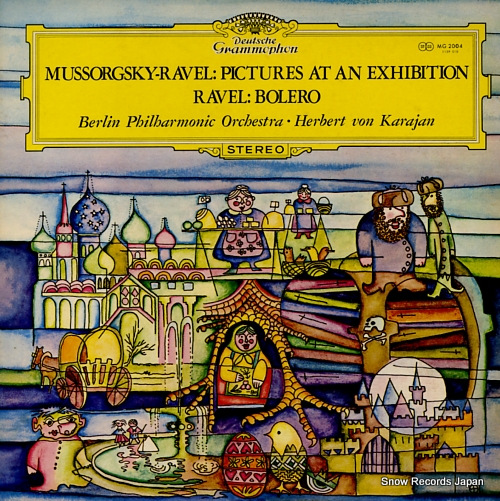 KARAJAN, HERBERT VON mussorgsky; pictures at an exhibition MG2004