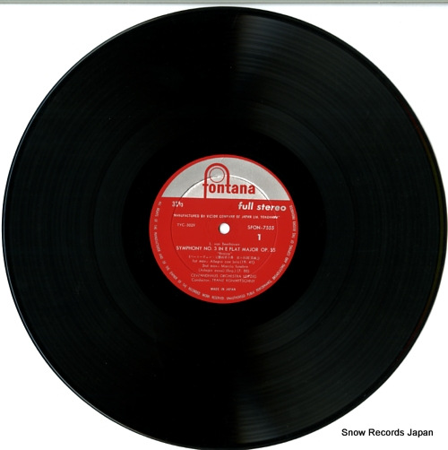KONWITSCHNY, FRANZ beethoven; symphony no.3 