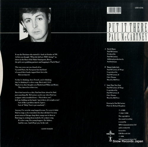 MCCARTNEY, PAUL put it there 12RS6246