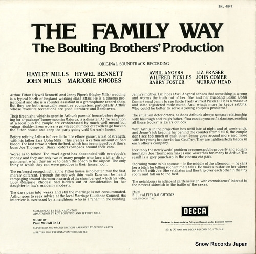 MCCARTNEY, PAUL the family way SKL-4847
