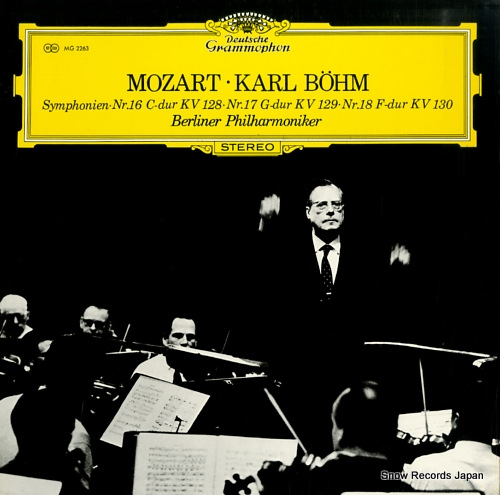 BOHM, KARL mozart; symphonien nr.16, 17, 18 MG2263
