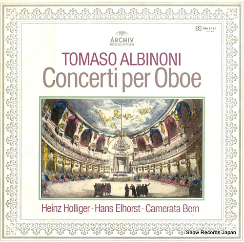 HOLLIGER, HEINZ tomaso albinoni; concerti per oboe MA5151