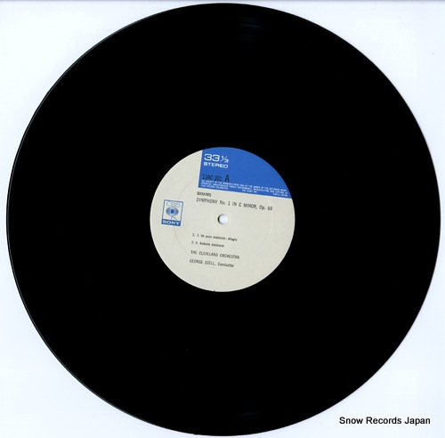 SZELL, GEORGE brahms; symphony no.1 in c minor, op.68 13AC201