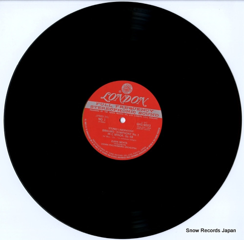 MEHTA, ZUBIN brahms; symphony no.1 in c minor GXG9003-4