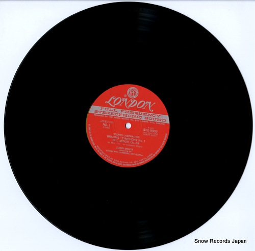 MEHTA, ZUBIN brahms; symphony no.1 in c minor GXG9003-4