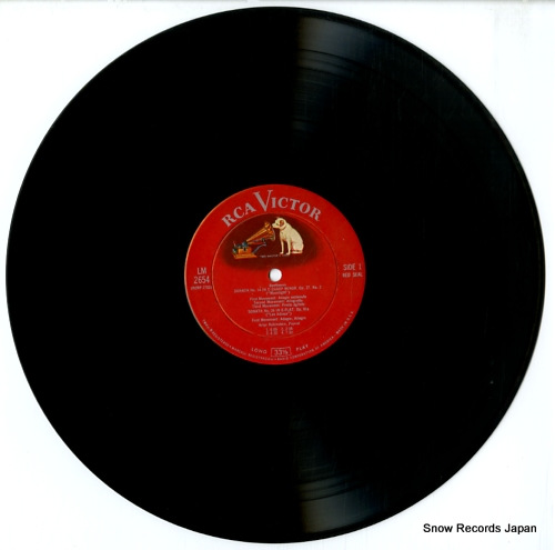 RUBINSTEIN, ARTUR beethoven sonatas LM-2654