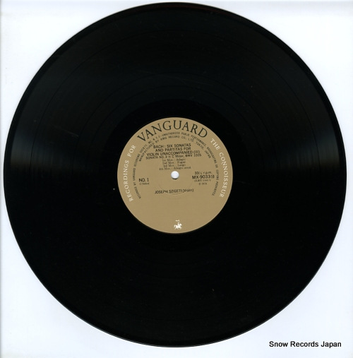 SZIGETI, JOSEPH bach; six sonatas and partitas for violin unaccompanied (3) MX9033M