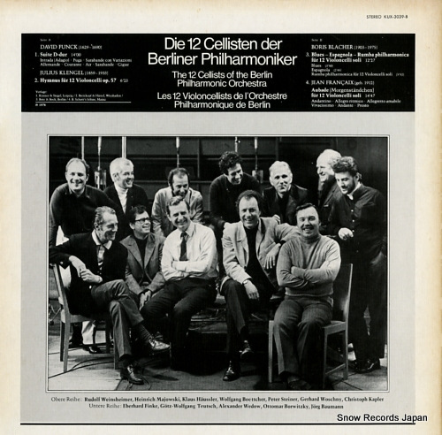 V/A 12 cellists of the berlin philharmonic orchestra KUX-3039-B