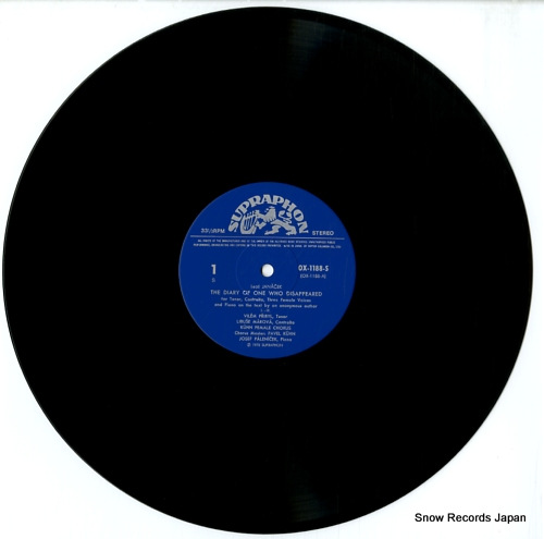 KUHN, PAVEL janacek; the diary of one who disappeared OX-1188-S