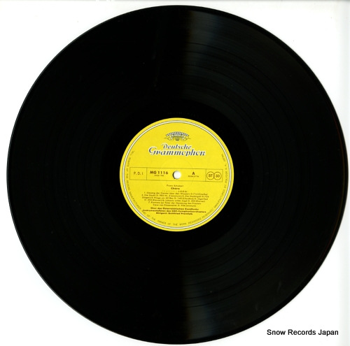 PREINFALK, GOTTFRIED schubert; choruses MG1116
