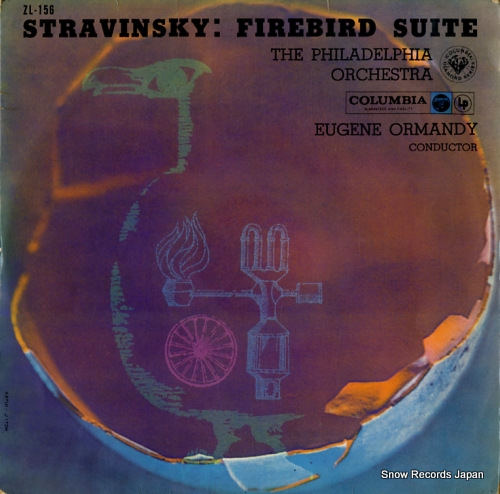 ORMANDY, EUGENE stravinsky; firebird suite ZL-156 - front cover