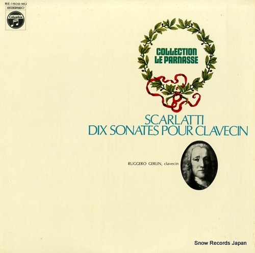 GERLIN, RUGGERO scarlatti; dix sonates pour clavecin RE-1509-MU