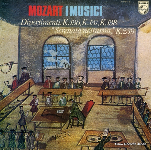 I MUSICI mozart; divertimenti, k.136, k.137, k.138 X-5578