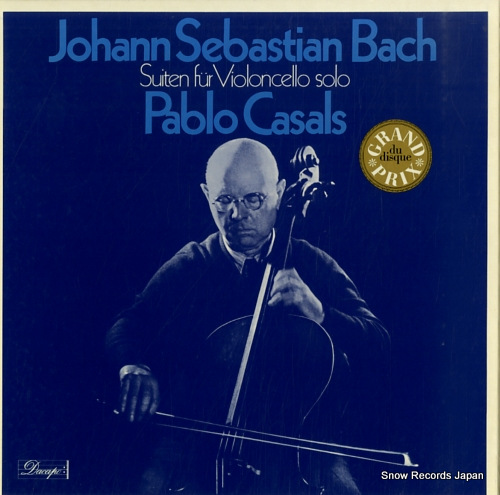 CASALS, PABLO bach; suiten fur violoncello solo 1C137 / 1008923
