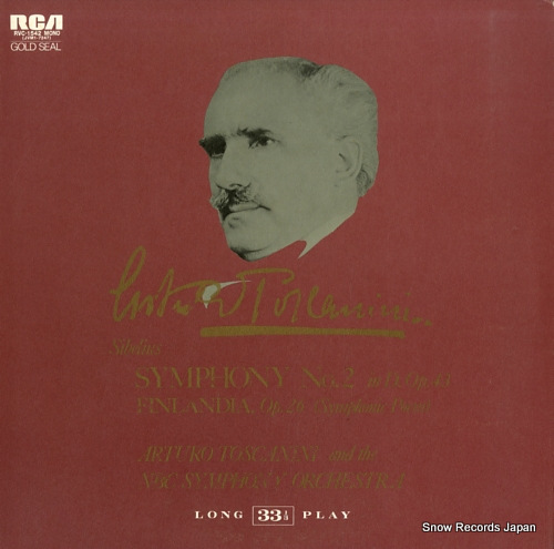 TOSCANINI, ARTURO sibelius; symphony no.2 in d, op.43 RVC-1542