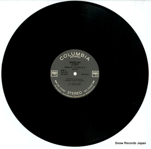 WALTER, BRUNO brahms; symphony no.4 MS6113