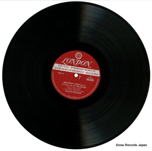 BACKHAUS, WILHELM beethoven; sonata no.21 