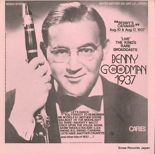 ٥ˡåɥޥ benny's caravan! / benny goodman 1937 CARIB810