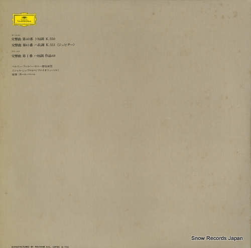 BOHM, KARL mozart; symphonies no.40 no.41 