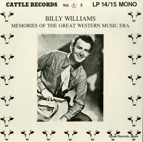WILLIAMS, BILLY memories of the great western music era vol.1 LP14