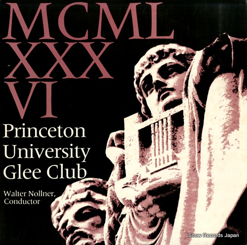 PRINCETON UNIVERSITY GLEE CLUB mcml 36 GCAR0086 - front cover
