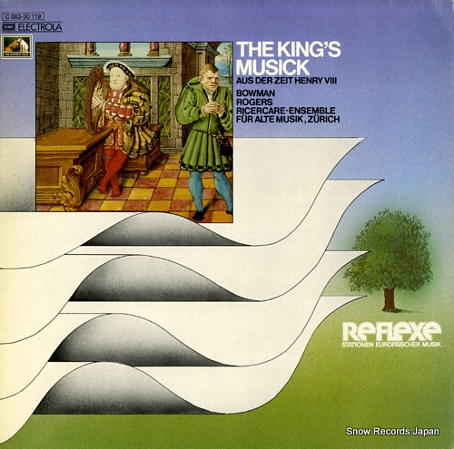 RICERCARE-ENSEMBLE FUR ALTE MUSIK ZURICH the king's musick aus der zeit henry viii 1C063-30119 - front cover
