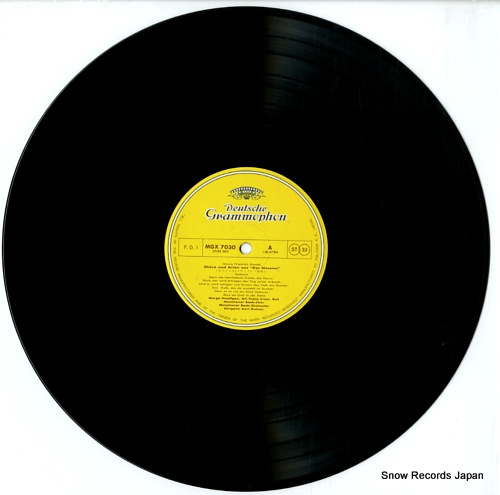 RICHTER, KARL handel; der messias MGX7030
