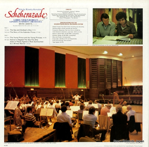 TJEKNAVORIAN, LORIS rimsky-korsakov; scheherazade op.35 VIC-28010