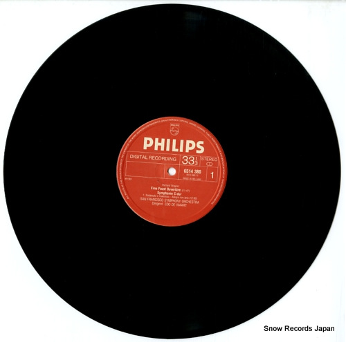 WAART, EDO DE wagner; symphony in c / 