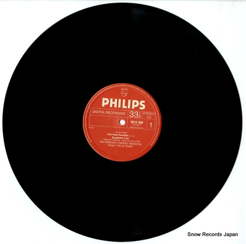 WAART, EDO DE wagner; symphony in c / 