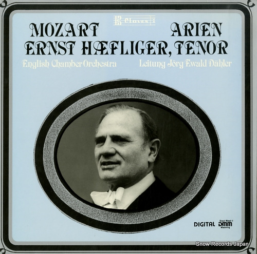 HAEFLINGER, ERNST mozart arien D8305 - front cover