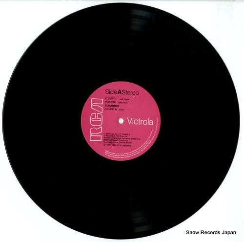 LEINSDORF, ERICH puccini; turandot VLS03970(3)