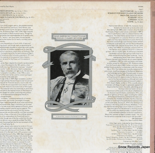BARENBOIM, DANIEL barenboim conducts elgar M33584
