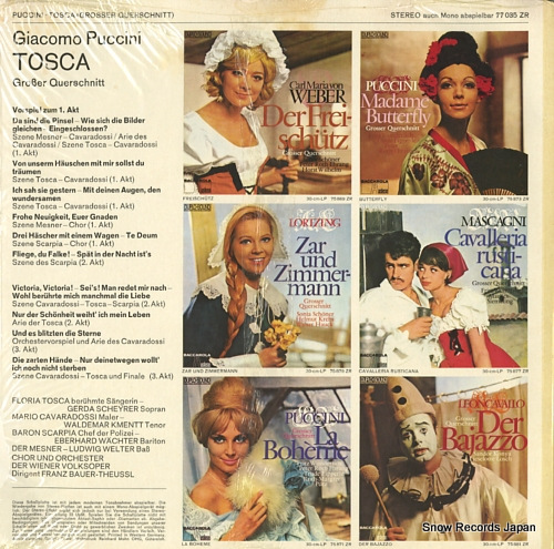 SCHEYRER, GERDA puccini; tosca 77035