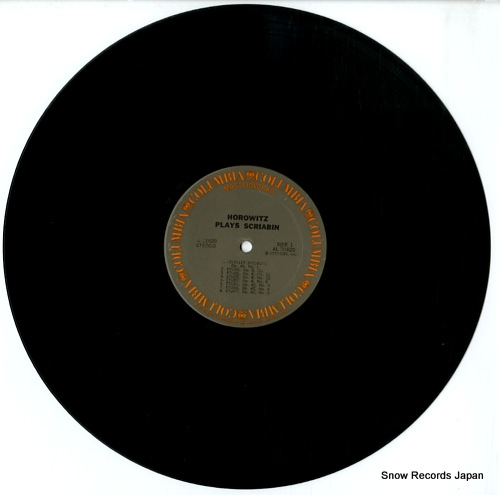 HOROWITZ, VLADIMIR horowitz plays scriabin M31620