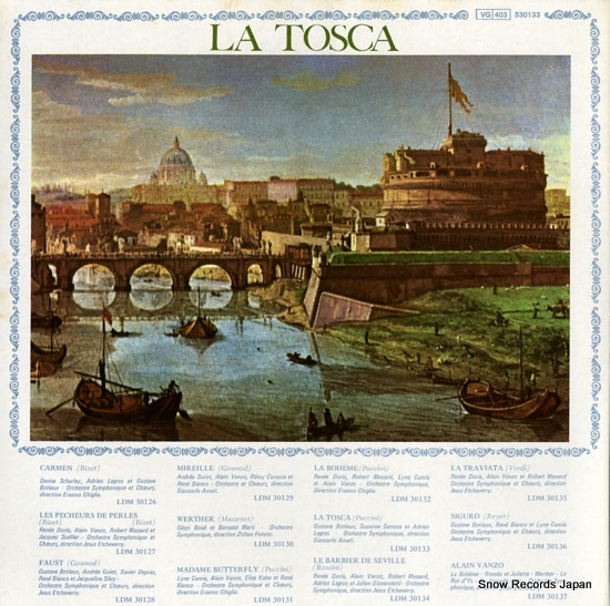 SARROCA, SUZANNE la tosca 530133 - back cover