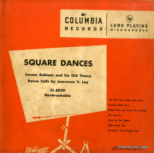 ROBISON, CARSON square dances CL6029