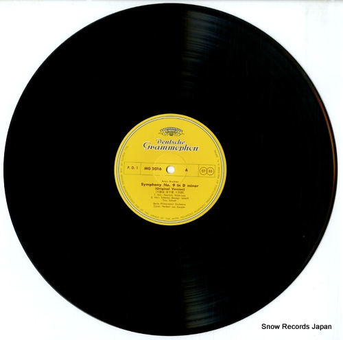 KARAJAN, HERBERT VON bruckner; symphony no.9 in d minor MG2016