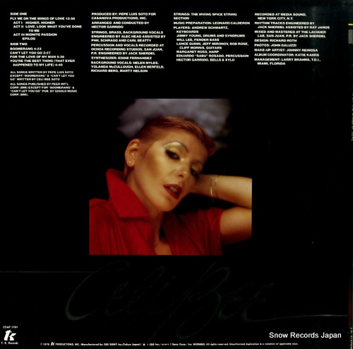 BEE, CELI fly me on the wings of love 25AP1191 - back cover