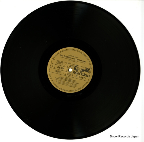 PETERS, REINHARD adolphe adam; der postillon von lonjumeau 300073-420 - disc