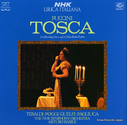 BASILE, ARTURO puccini; tosca K25C313/4